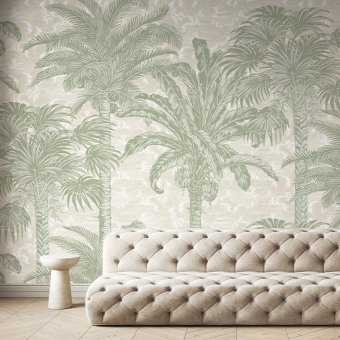 Panorama-Tapete Oasi