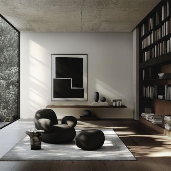 Fauteuil Toe Bouclé