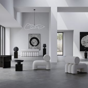 Fauteuil Foku Bouclé