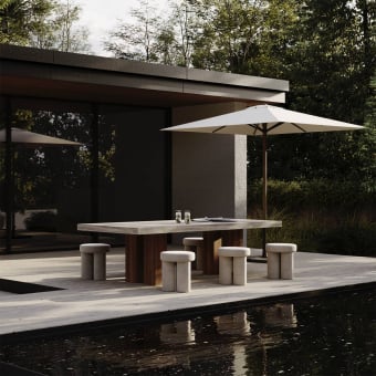 Pouf Big Foot Sunproof per esterni