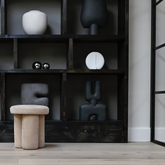 Big Foot Nubuck Pouf