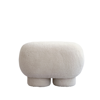 Big Foot Petit Sheepskin Pouf