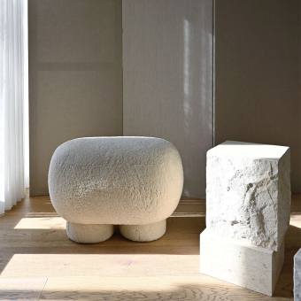 Big Foot Petit Sheepskin Pouf