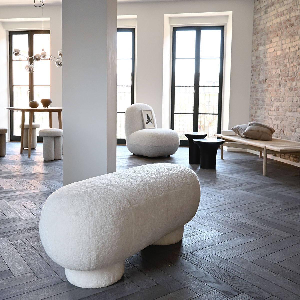 Big Foot Sheepskin Pouf 101 Copenhagen