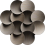Tappeto Halo Rise MOOOI Graphite Ash Dark S250226