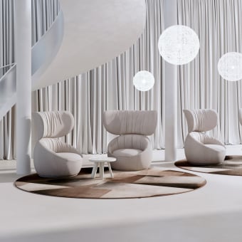 Tapis Rugged/Refined rond