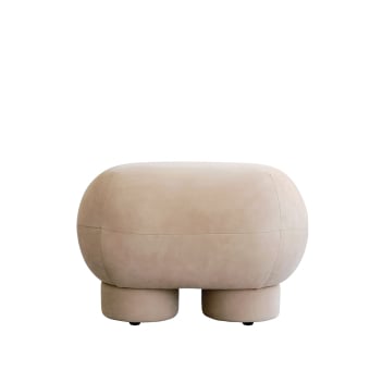 Big Foot Small Nubuck Pouf
