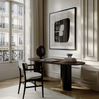 Nama Linen Chair with Armrests