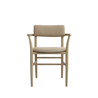 Nama Nubuck Chair with Armrests