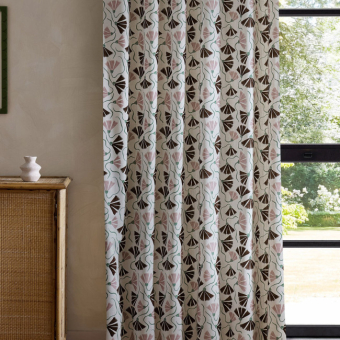 Fringed Poppy Print Fabric