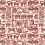 Tissu Twycross Scion Brick NSWE134653
