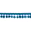Frange pompons Calypso 47 mm unie Houlès Azur 33218-9600