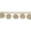 Fleco pompones Calypso 75 mm Houlès Beige 33221-9005
