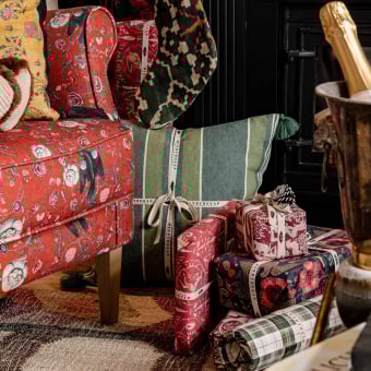 Szépviz Stripe Heavy Linen Cushion