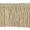 Gewellter Fransenrand 120 mm Houl&egrave;s Beige 33210-9005
