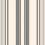 Carta da parati Righe Berrain Isidore Leroy Fusain 6269400