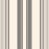 Papier peint Rayure Berrain Isidore Leroy Fusain 6269400