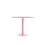 Tavolo da pranzo Mona Column leg Diabla Pink 168092