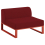 Mittelsofa Modul Ploid Iris Diabla Red 173007+388081