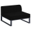 Mittelsofa Modul Ploid Iris Diabla Black 173016+388085
