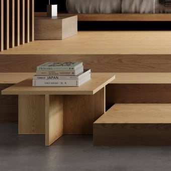 Table basse Brutus Oak