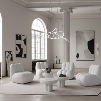 Table basse Crown Fiber Concrete