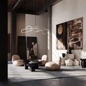 Table basse Crown Metal