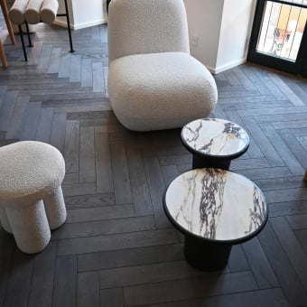 Table d'appoint Trumpet low Fiber Concrete