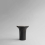 Trumpet Tall Fiber Concrete Side Table 101 Copenhagen Coffee / Callacatta 247034