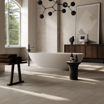 Mesa auxiliar Trumpet tall Fiber Concrete