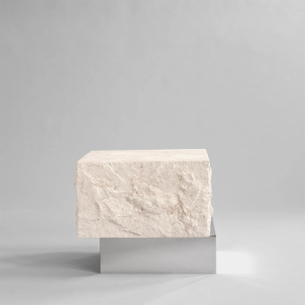 Tavolino Temple low Chrome