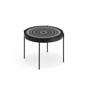 Stormy San Juan Sunrise Small Round Coffee Table