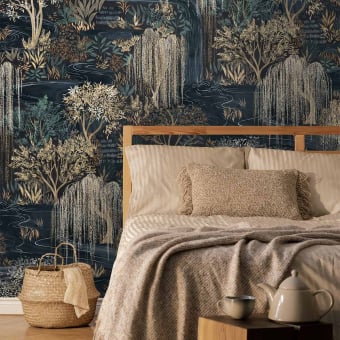 Panorama-Tapete Water Garden