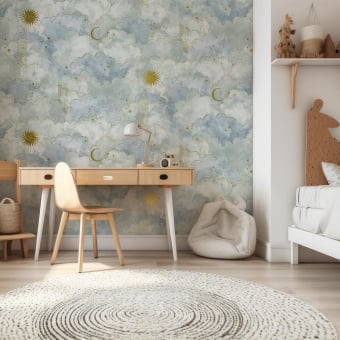 Papel pintado Stars and Monkeys