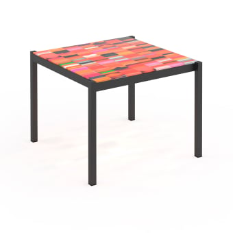 Warm Sunsets Square Dining Table