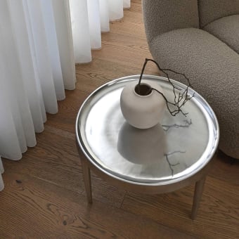 Table d'appoint Phantom low Chrome