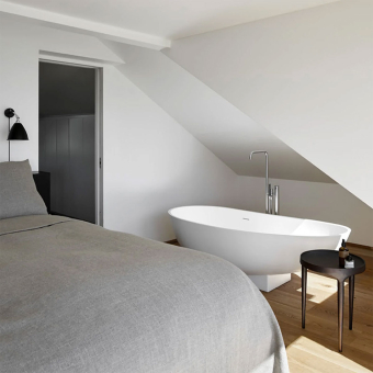 Phantom Tall Burn Antique Side Table