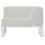 Ploid Module Corner Armchair with Iris Armrest Diabla Beige 173010+387923