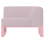 Fauteuil angle Module Ploid accoudoir Iris Diabla Pink 173013+387927
