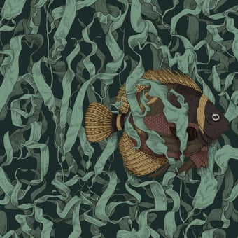 Feinsteinzeug Seaweed große Platte