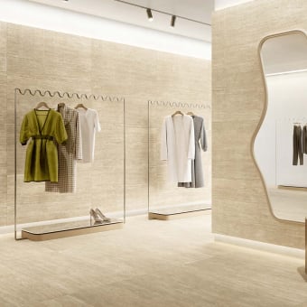 Senzatempo Pleated porcelain stoneware large slab