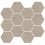 Alchimia Esagoni Mosaic Fioranese Mud 0THC3M1