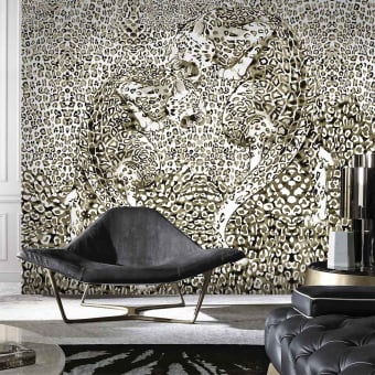 Hidden Jaguar Panoramic Wallpaper