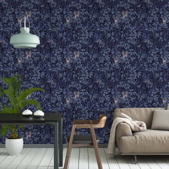 Foglie e Civette Fornasetti Wallpaper