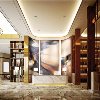 Papier peint panoramique Iris