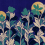 La Floraison panoramic wallpaper Etoffe.com x Bleu Cobalt Nuit la-floraison-col7