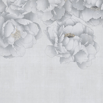 Panoramatapete Oriental Flowers