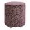 Pouf Le Buren L&eacute;opard Clovi Burgundy buren-burgundy