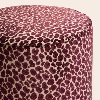 Le Buren Léopard Pouffe