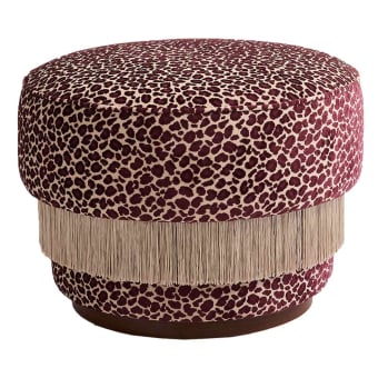 Leopard Pouf Le Piaf
